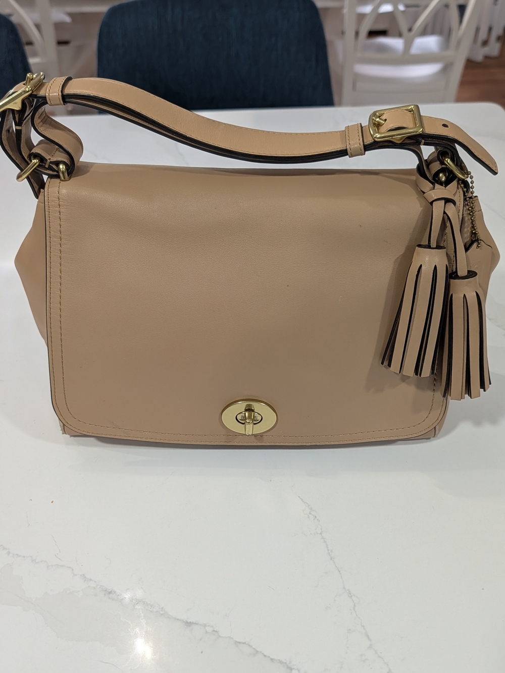 Coach Legacy Romy Top Handle Crossbody Tan K1294-22383
